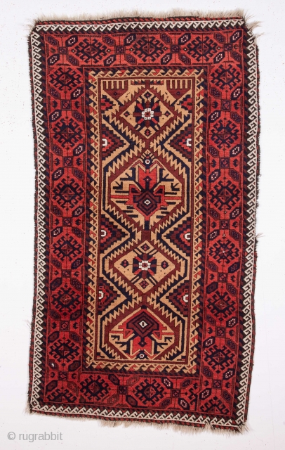 Baluch Prayer rug
83 x 150 cm / 2'8'' x4'11''                        