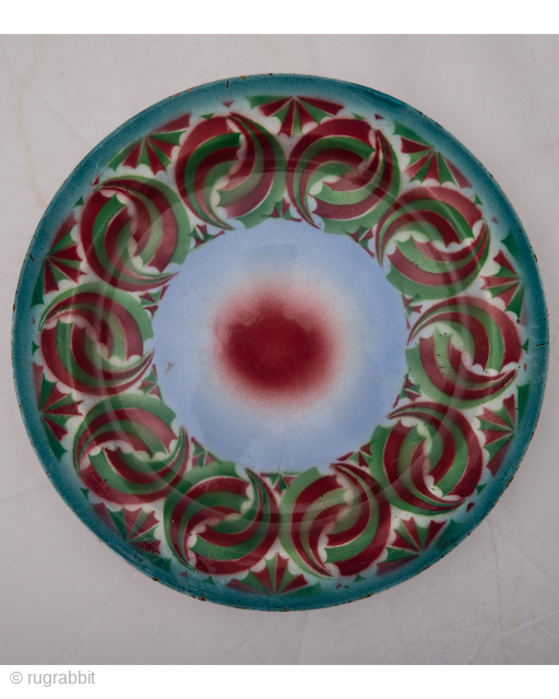 Antique Kuznetsov Ceramic Plate D:36 cm / 14/1 in. 
SKU:K-24                       