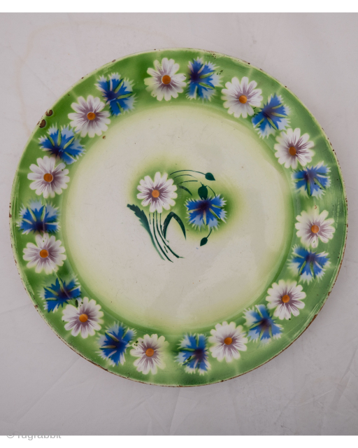 Antique Kuznetsov Ceramic Plate D:38 cm / 14.9 in. 
SKU:K-25                       