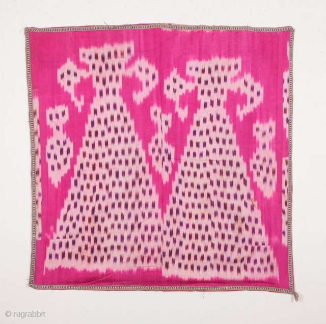 Uzbek Ikat Fragment  95 x 95 cm                         