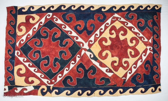 Uzbek Felt Rug 220 x 124 cm                          