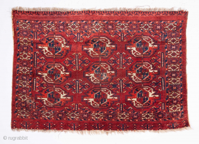 Turkmen Ersari Chuval 82 x 118 cm / 32.28 x 46.46 inches                     