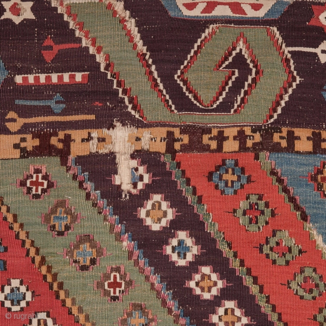 Eastern Anatolian Kilim Fragment 68 x 157 cm / 2'2'' x 5'1''                     