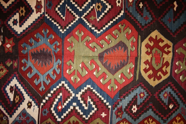 Colors, Colors, Colors, early anatolian Kilim in great condition, size: 407x179cm                      