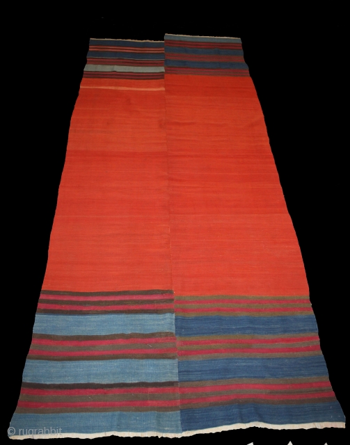 minimalist modern Art, early anatolian Kilim, 360x150cm                          