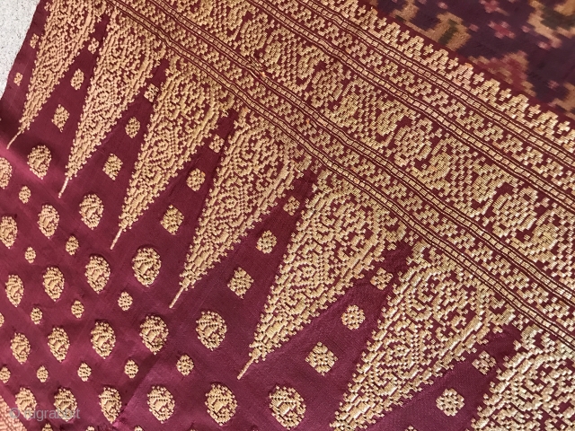Indonesian Sumatra  silk textile                            