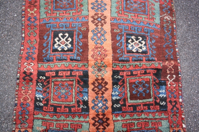 Kurdish rug, East anatolia, in good condition, high pile with great handle, all natural colors, size 278x120cm                