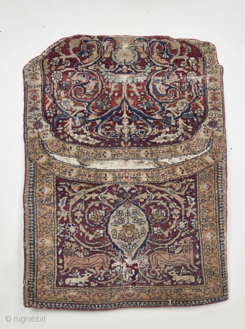 A rare Khorasani Doroksh saddle cover circa 1880                         