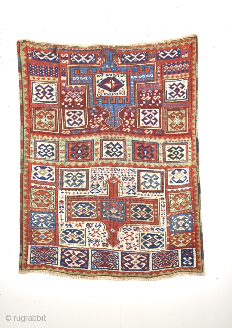 West Anatolian rug , circa 1870                           