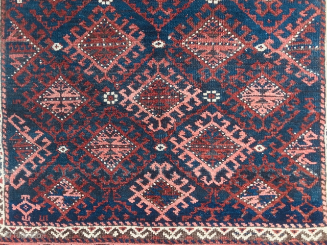 Baluch with Jazzy Latch hook motifs.   Just ask for more pics if interested.                  