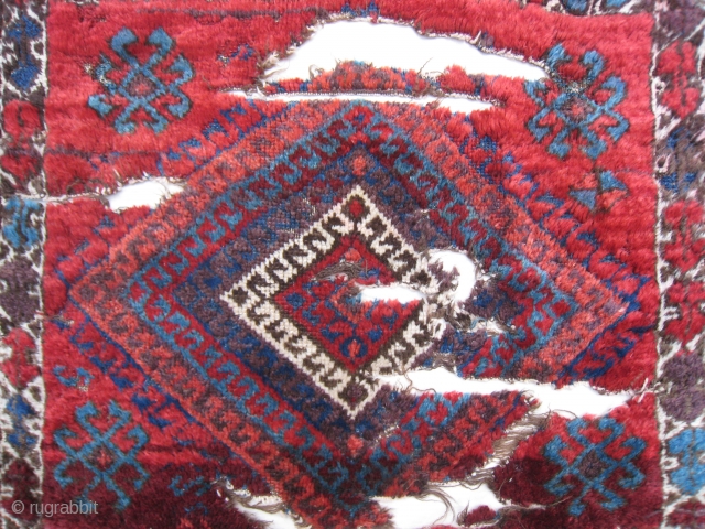 East Anatolian Frag with two Latchhook medallions                          