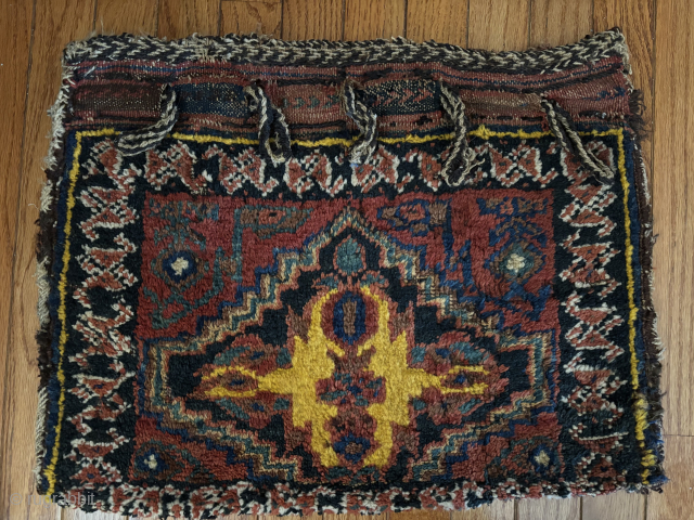 Antique wool afshar bag. Small old repair on back.
21 x 16"
More photos on request.
Shipping only in the US.
Inquiries: ostler.terry@gmail.com