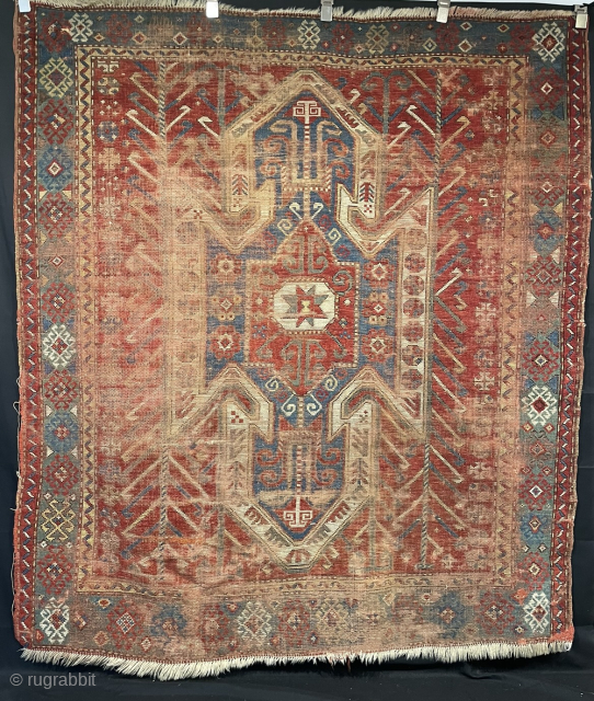 Antique Caucasian Sewan Kazak. 
Mid 19th Century 
Info Contact : Siezbazaar@gmail.com                      
