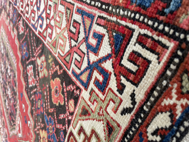 Caucasian “bird shirvan” Circa 1900. 165cm x118cm.                          