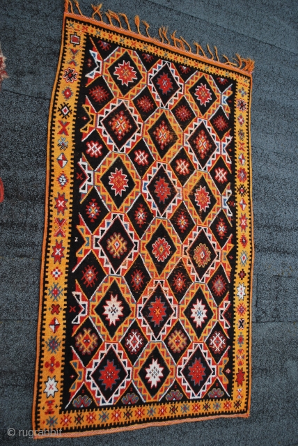 old Ait Ouaouzguite Berber pile rug from south Morocco



size : 262 cm  x 142 cm

                 