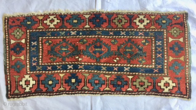 1' 6" x 4' 0" Azerbaijan/Northwest Persian piled panel                        