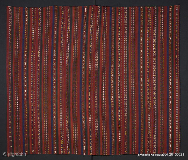 Shahsavan Flat Woven Panel
Size: 5'5" >< 6' 11", 4Q 19th Century
Condition: Excellent
Origin: Iran                    