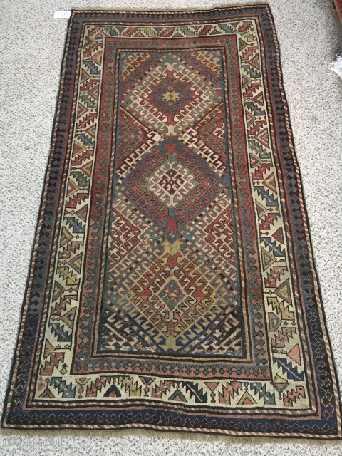 Antique kazak Rug
Size 2.29x1.23m  
https://www.etsy.com/Khanorientalrug/listing/585828096/vintage-kazak-antique-caucasian-rug-100?utm_source=Copy&utm_medium=ListingManager&utm_campaign=Share&utm_term=so.lmsm&share_time=1560858192501                           