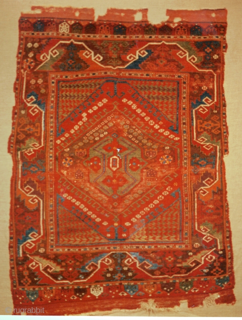 This Karapinar rug was last seen in 1999 at ICOC Milano in a dealer's booth. I ask for anyone who has seen the rug after that time, or who knows it’s current  ...