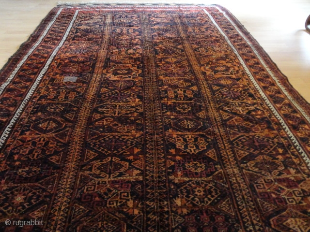   Antique  Belutch  Main  Carpets  168 X 277  cm   Superb natural colours ,
  
  Fine  with  soft  wool ,  ...