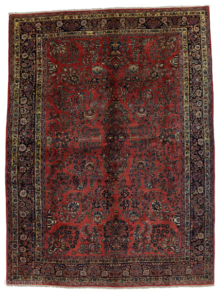 Sarouk - Antique Persian Carpet

Size: 350x265 cm
Thickness: Medium (5-10mm)
Oldness: 120+ (Antique)
Pile - Warp: Wool on Cotton
Node Density: about 250,000 knots per m²

carpetu2@gmail.com           