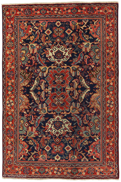 Sultanabad - old Persian Carpet

Size: 196x131 cm
Thickness: Medium (5-10mm)
Oldness: 80-100 (Antique)
Pile - Warp: Wool on Cotton
Node Density: about 150,000 knots per m²

email:carpetu2@gmail.com
           