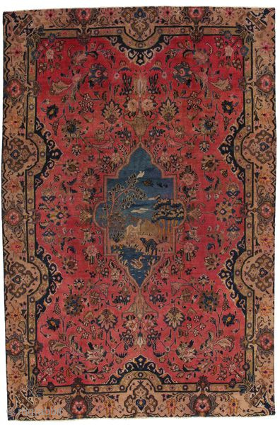 Lilian - Sarouk - Antique Persian Carpet

Size: 313x207 cm
Thickness: Medium (5-10mm)
Oldness: 80-100 (Antique)
Pile - Warp: Wool on Cotton
Node Density: about 90,000 knots per m²

email:info@carpetu2.com         