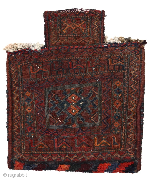 Bakhtiari - Saddle Bag Persian Textile 44x36cm. See more details https://www.carpetu2.com                      