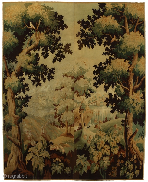 Antique French Tapestry. Over 120+ years. Click to view more https://www.carpetu2.com                      