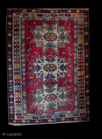 Lesghi Antique rug 110 cm x 155 cm                         