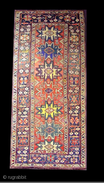 Lesghi Antique rug 135 cm x 240 cm                         