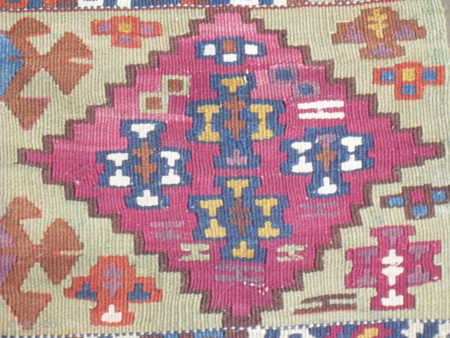 Antique Anatolian Kilim Fragment - probably 19th century - Size: 69 cm x 105 cm (Malatya)                 