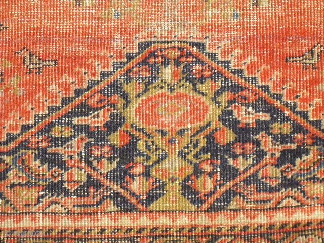 Farahan Fragment + around 1890 + worn condition + cleanly + 
size: ca.205 x 135 cm + still elegant + socalled gentlemen's carpet          