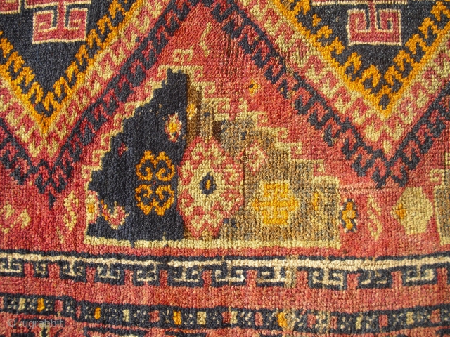 Anatolian Yuruk /Yürük Runner - 1900-1920  - lot of restorations - Village Rug -/ Size: 235cm x 115cm// shipping worldwide possible, please ask for shippingfees       