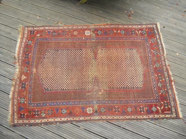 rare Afshar Fragment - recently washed - great colours - absolute in original condition -  colour deviations are original             