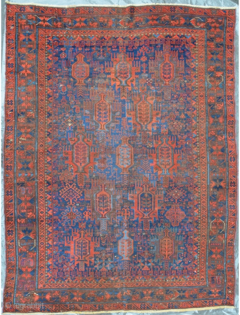 A rare Timuri Baluch main carpet, 180 x 246 cm, restored.                      