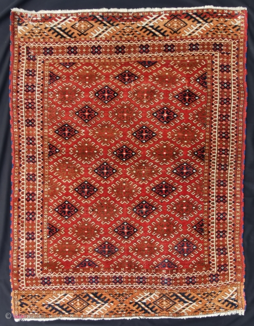Small Göklan (subtribe of Yomud) carpet, 142 x 108 cm                       