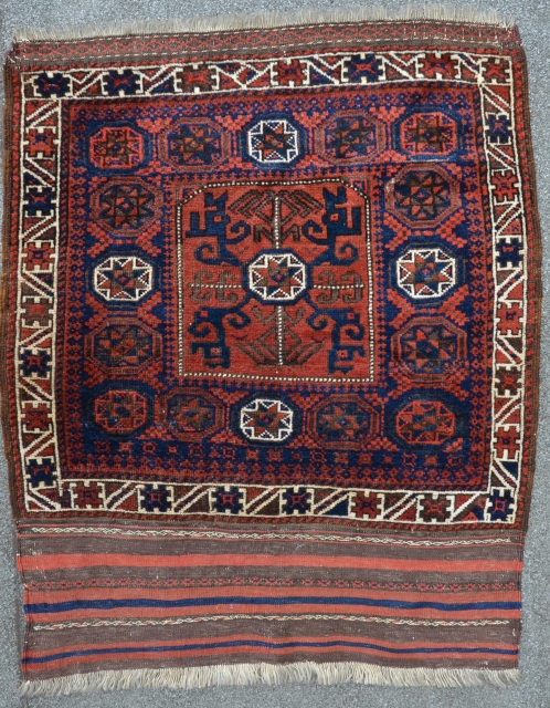 Large Baluch bagface, 110 x 87 cm, nice condition                        
