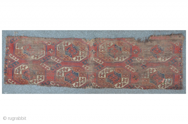 Ersari fragment, 180 x 51 cm, mid 19th                         