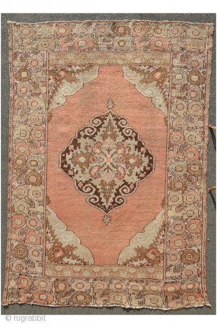 Angora Ushak, 182 x 130 cm, very soft wool, floppy handling                      