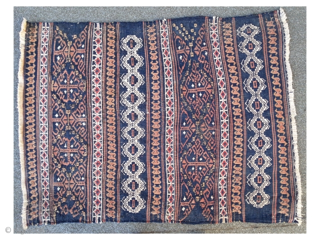 Baluch bag with Sumakh stiches, first half 20th, 100x 77 cm                      