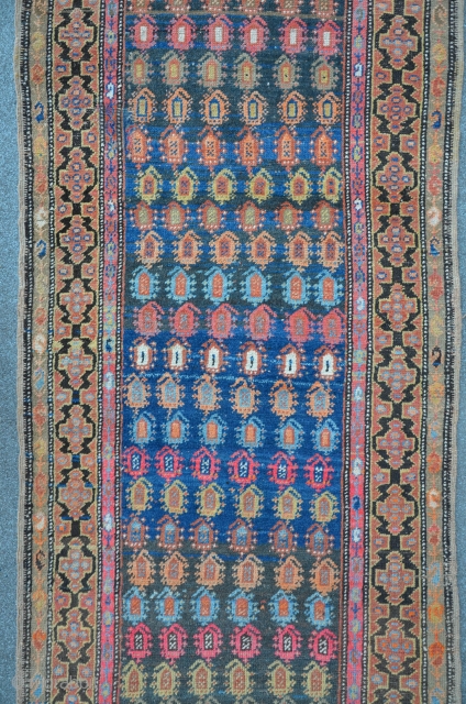 NW Persian Meshkin runner, 304 x 99cm, nice palette of colors, ready for the floor                  