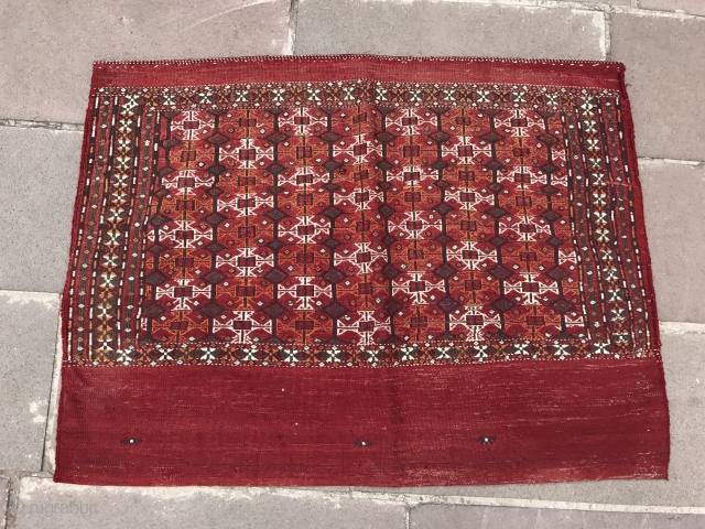 TURKMEN CHUVAL SIZE105X77CM. GOOD CONDITION                            