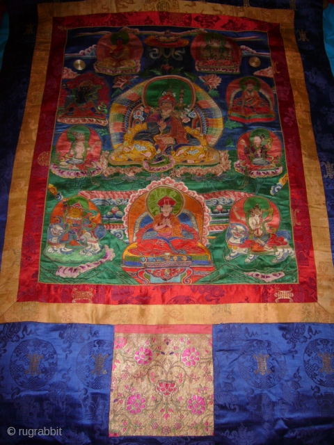 Fine Embroidery Applique Bhutan Thangka.
18th century.........!!                           