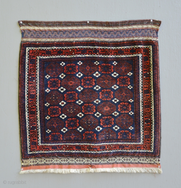 Antique Minakhani Mina Khani. 30 x 33 inches. Mint, full pile.                      