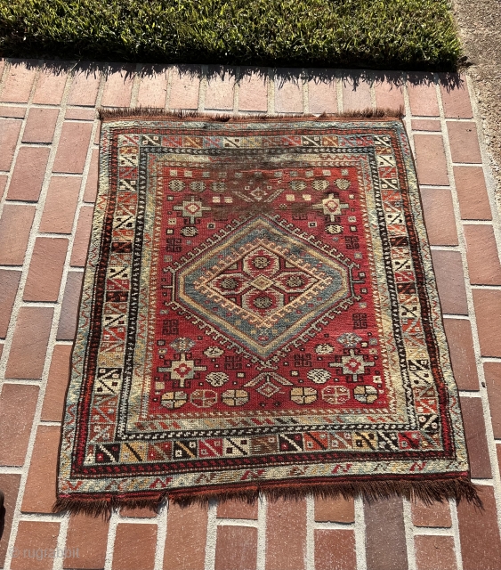 Antique small Anatolian village rug                            