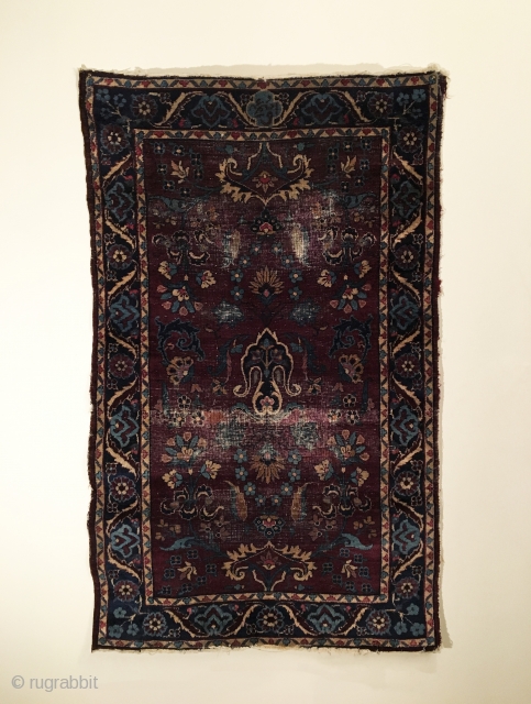 Anatolian Rug.  Late 19th Century.  Inscribed.  Condition: good considering age.  6 colors.  55 x 33in.  Delicately hand washed.         