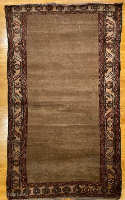 7'10" x 4'6" Rare Bakshiesh Rug [076]

A rare antique Bakshiesh open camel field rug. Circa 1880, this piece features a meandering star and leaf dragon pattern on the main border. There is  ...