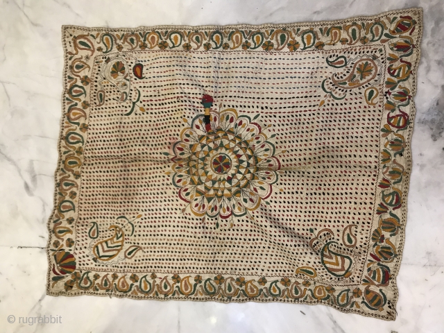 Kantha embroidered cotton Probably From East ( Bangla desh ) region India jaeessore district, 

                  