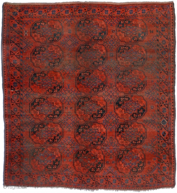 Afghan Ersari Main Carpet, 7'7 x 8'3. For a full description of this carpet, see Image #2. (Inventory Number 35.)             